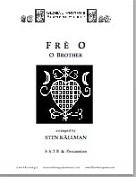 Fre O SATB choral sheet music cover